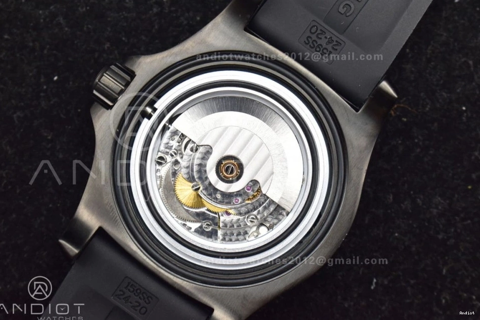 A Black Dial Black 1171 1:1 Superocean Black Best On Edition TF Automatic Strap 44 Rubber Bezel BestValue 0713